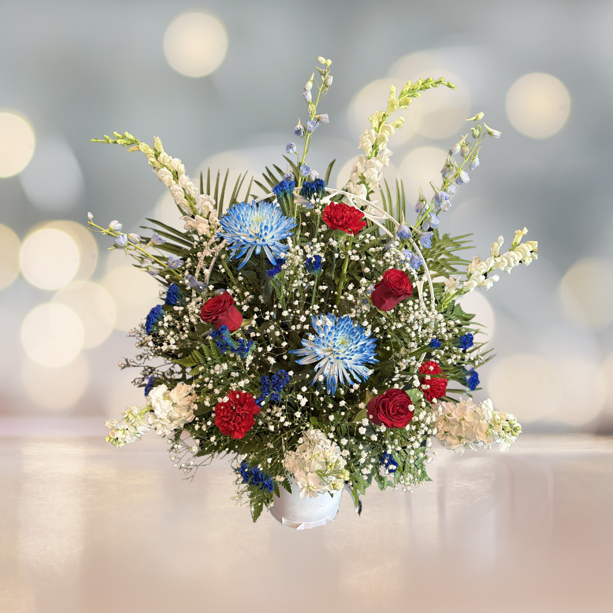 Patriotic Tribute Basket