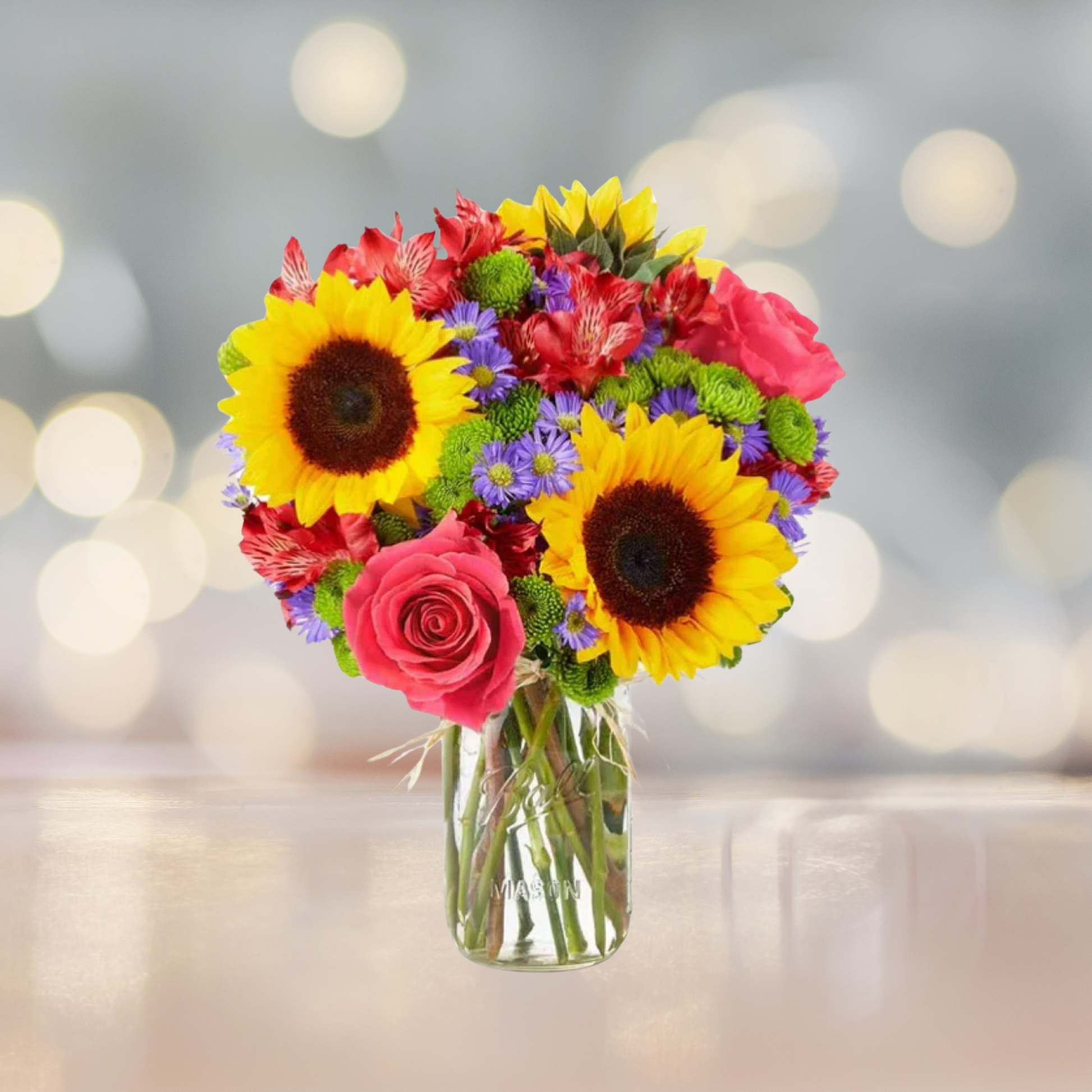 Sunrise Meadow Mason Jar